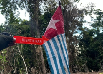 Polres Kepulauan Yapen Lakukan Olah TKP Makar