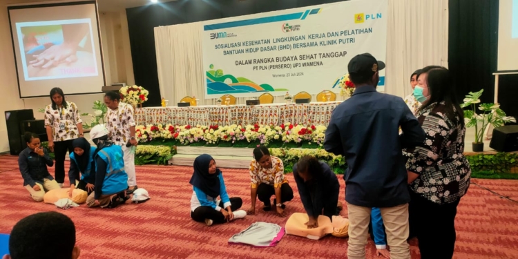 PLN Wamena Tanamkan Budaya Sehat Tanggap Bagi Karyawan-Mitra