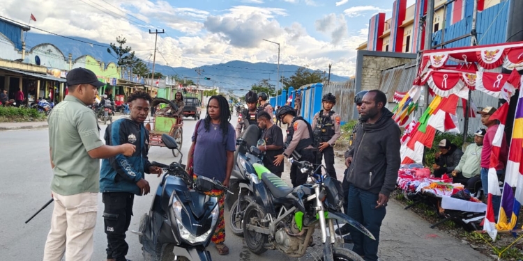 Polisi Jayawijaya Gelar Patroli Cegah Begal di Pusat Kota