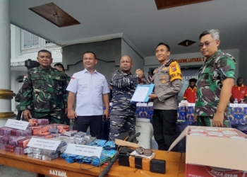 Satrol Lantamal X  Gagalkan  Penyelundupan BBM Ratusan Liter Dan Obat-Obatan Dari Jayapura Menuju PNG