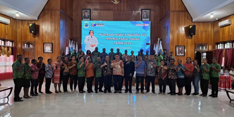 Tingkatkan Kompetensi ASN, 40 ASN Provinsi Papua Tengah Siap Mengikuti Magang