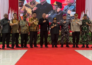 Dukung Tugas Dan Fungsi TNI AL,  Pemprov Papua Tengah Berikan Dana Hibah Kepada Lantamal X