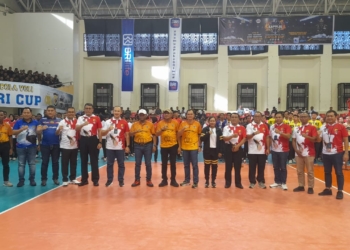 4 Tim Bola Volly Ramaikan Turnamen Kapolri Cup Zona Papua Tahun 2024