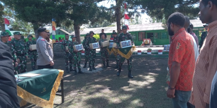 Bupati Jayawijaya Apresiasi TMMD di Itlay Hisage