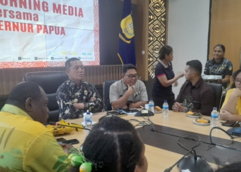 Gelar Tatap Muka Bersama Insan Pers di Jayapura, Ini Harapan PJ Gubernur Papua Ramses Limbong