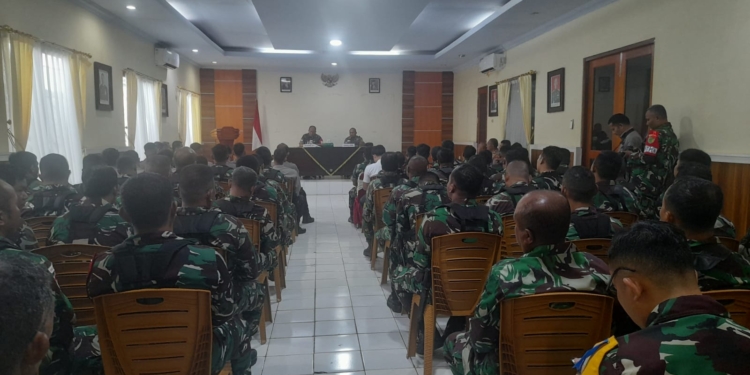 Kodim 1701 Jayapura Gelar Latihan Tanggap Darurat Penanggulangan Bencana Di Kota Jayapura Thn 2024