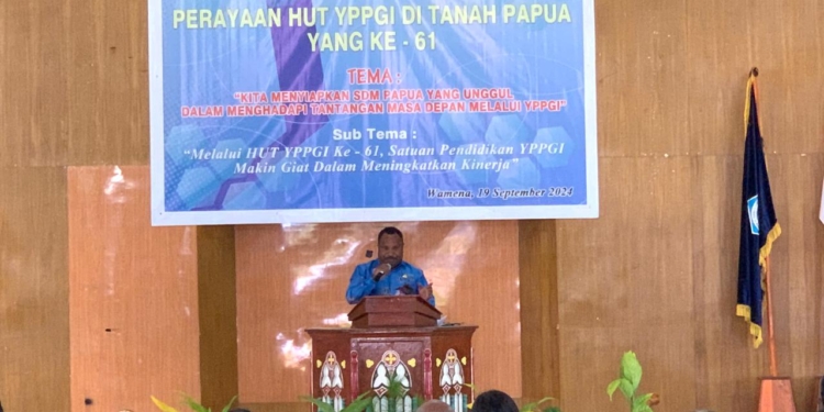 Bupati Thony Mayor Minta Dukungan YPPGI Memajukan Jayawijaya