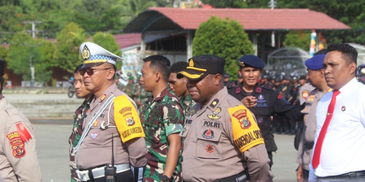 Polresta Terjunkan 158 Personel TNI/POLRI untuk Pengamanan Kompetisi Liga 2 Nasional Wilayah Timur