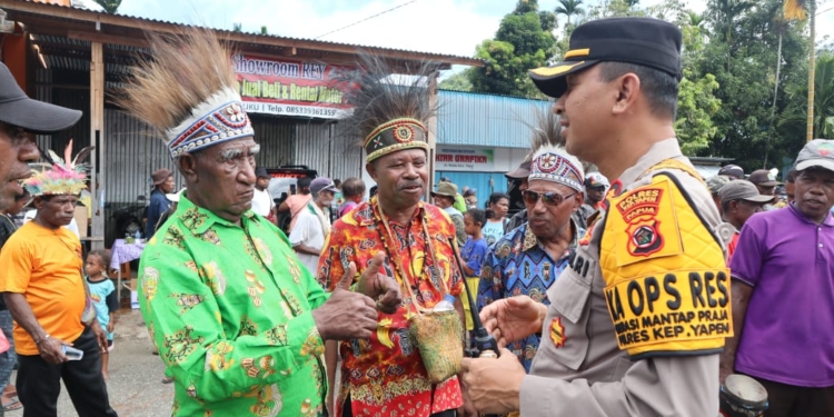 Kapolres Kep.Yapen, Tegaskan Situasi Yapen Aman Kondusif