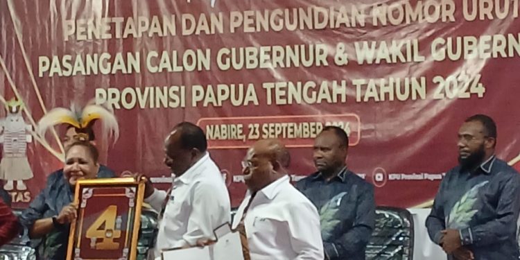 Paslon WAGI Kantongi Nomor Urut 4 Di Pilkada Papua Tengah, Aloysius : Kami lah Yang Akan Eksien, Siap Menang