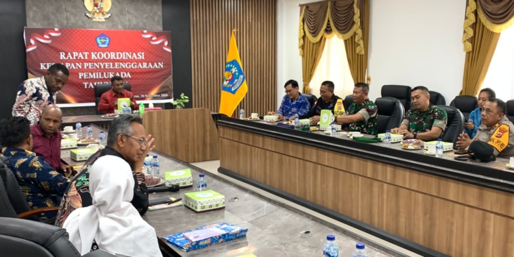 Pemkab Jayawijaya Undang Penyelenggara Pemilu Bahas Progres