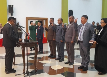 Berikut Nama Pejabat Yang Dilantik Penjabat Walikota Jayapura Hari Ini