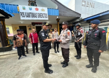 Jelang Pilkada, Pemprov Papua Tengah, Pemda Nabire, Dan TNI-Polri Lauching 8 Pos Kamtibmas
