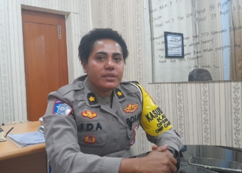 Direktorat Lalu Lintas Polda Papua Sosialisasi Pemberlakuan Plat Kendaraan Berwarna Putih
