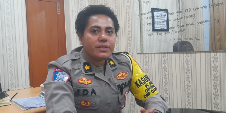 Direktorat Lalu Lintas Polda Papua Sosialisasi Pemberlakuan Plat Kendaraan Berwarna Putih