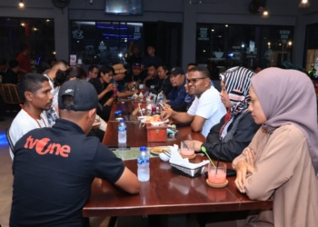 Kapolda Papua Silaturahmi dengan Para Wartawan di Merauke, Papua Selatan