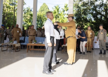 Resmi Buka Pelatihan Diklatsar Satpol PP Tahun 2024, Ini Pesan PJ Gub Anwar Damanik