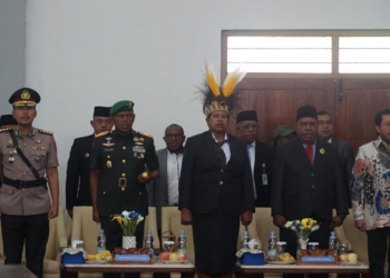 Satgas OMPC II 2024 Polda Papua Terjunkan 150 Personel Polri Kawal Pengucapan Sumpah Janji DPR Provinsi Papua Tengah
