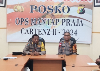 LO Polda Papua Pegunungan Sambangi Polres Tolikara Pastikan Situasi Jelang Pilkada
