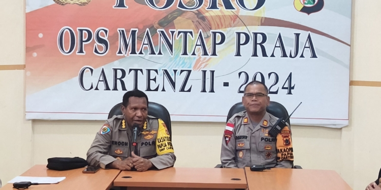 LO Polda Papua Pegunungan Sambangi Polres Tolikara Pastikan Situasi Jelang Pilkada