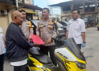 Kadir Tukang Ojek Apresiasi Kinerja Polresta Jayapura Yang Telah Temukan Motornya Beserta Pelaku