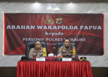 Wakapolda Papua  Tatap Muka Bersama Personel Polres Merauke