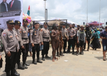 300 Personel OMPC 2024 Polda Papua Siap Amankan Kampanye Terbuka Paslon Gub dan Wagub Prov. Papua Selatan