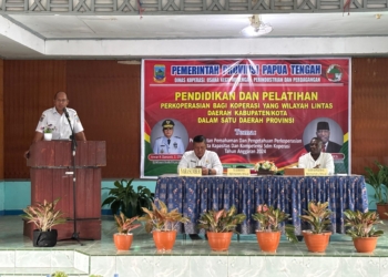 Tingkatkan Kapasitas Dan Kompetensi SDM Koperasi, Pemprov Papua Tengah Gelar Pelatihan dan Pendidikan Perkoperasian