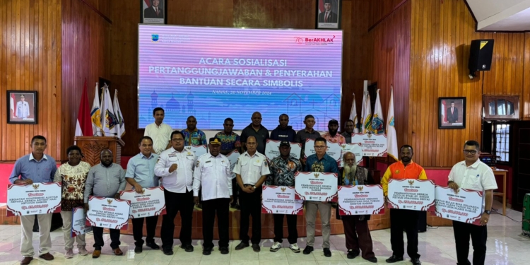 Pemprov Papua Tengah Gelar Sosialiaasi Pertanggungjawaban Dan Penyerahan Bantuan Hibah Keagamaan