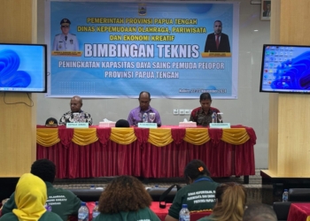 Bimtek Peningkatan Kapasitas Daya Saing Pemuda Pelopor, Herman Kayame : Pemuda Harus Berikan Aksi Nyata