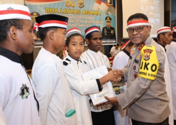 Kapolda Papua Hadiri Doa Bersama Lintas Agama Jelang Pemilu 2024