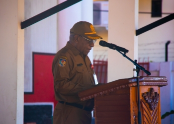 Pimpin Apel Gabungan, Sekda Papua Tengah Tekankan ASN Wajib Jaga Netralitas