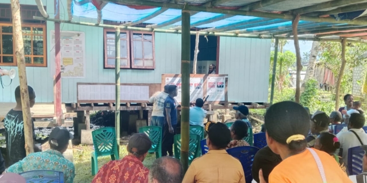 Di Distrik Teluk Ampimoi, Kab. Kepulauan Yapen Diduga Terjadi Pelanggaran Pemilu