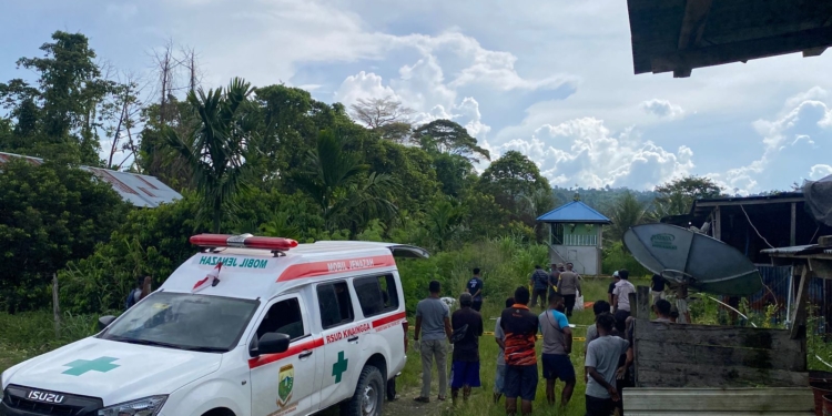 Polres Kerom Polda Papua Tangani Penemuan Mayat Pria Di Kab.Keerom