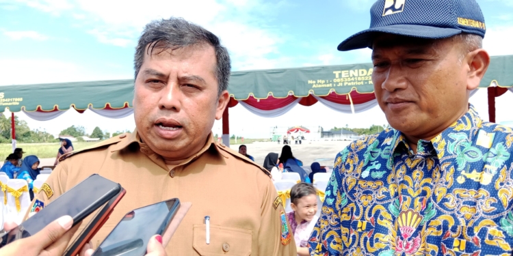 Hari Bakti PUPR, Plt Kadis PUPR Ungkap Realisasi Pekerjaan Fisik Capai 60%, Bernard Sitorus : Optimis Tahun Ini Selesai