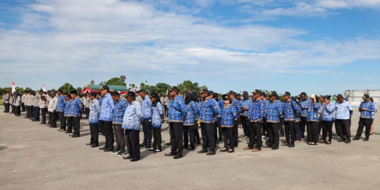 Peringati Hari Bakti PU ke-79, Pemprov Papua Tengah Gelar Upacara