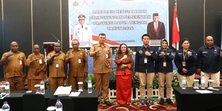 Wujudkan Kualitas Manegamen ASN Lebih Baik, BKPSDM Papua Tengah Gelar Rakornis