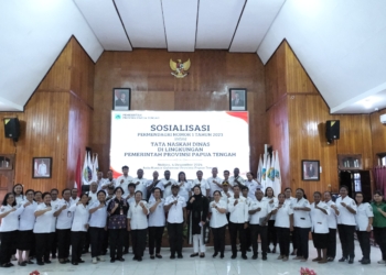 Pemprov Papua Tengah Gelar Sosialisasi Tata Kelola Naskah Dinas Dan Kode Klasifikasi Arsip
