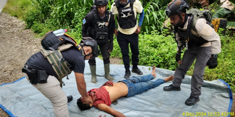 Polres Yalimo Polda Papua Selidiki Kasus Penembakan Yang Menimpa Supir Oleh OTK