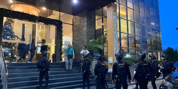 Satgas OMPC Polresta Polda Papua Pastikan Tingkat Kota Jayapura Berjalan Aman