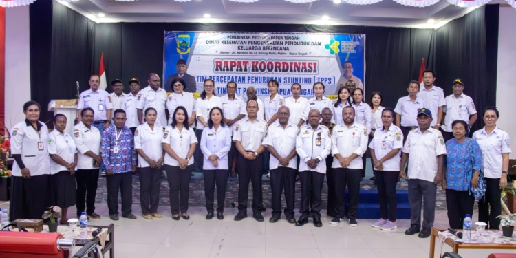 Pemprov Papua Tengah Gelar Rakor Tim Percepatan Penurunan Stunting, Ini Harapannya