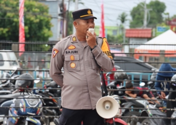 Ratusan Personel Polri Amankan Rekapitulasi Penghitungan Suara Tingkat Kabupaten