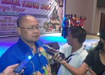 Maknai Kelahiran Yesus, Keluarga Besar PT Air Minum Jayapura Gelar Perayaan Natal