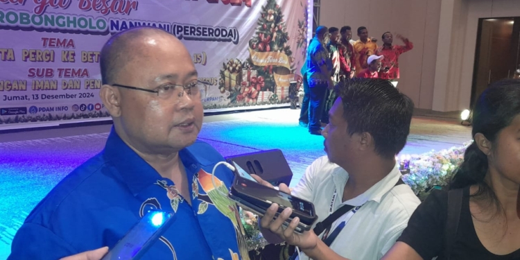Maknai Kelahiran Yesus, Keluarga Besar PT Air Minum Jayapura Gelar Perayaan Natal