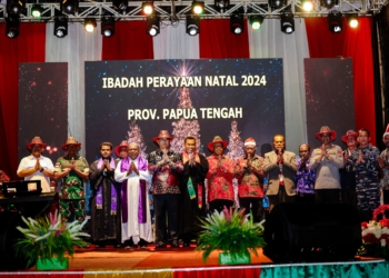 Perayaan Natal Pemprov Papua Tengah, PJ Gub Anwar Damanik Sampaikan 3 Pesan Penting