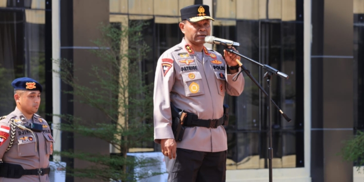 Kapolda Papua Pimpin Apel Perdana di Tahun 2025 dan Simak Pesannya