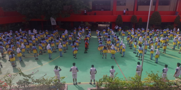 SMPN 1 Jayapura Sosialisasikan Program Senam Anak Indonesia Sehat Bagi Siswa di Tahun 2025