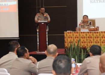 Kapolda Papua Berpesan Ketika Penyerahan Dokumen Dipa RKA-K/L Satker Jajaran Polda Papua T.A 2025