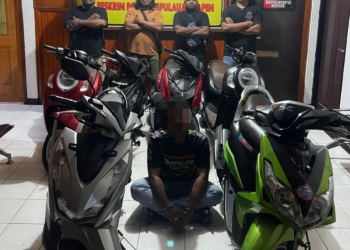 Gelapkan 7 Motor Di Serui, FSYK Berakhir Di Tangan Resmob Yapen