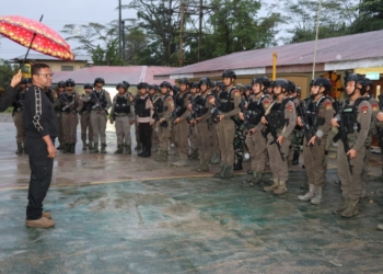 Kapolda Papua Tinjau Posko Satgas Pam Amole Pt. Freeport Indonesia Pos MP 39, dan Ini Pesan Kapolda